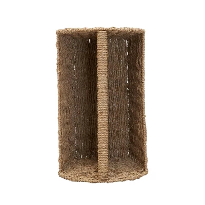 Household Essentials Rectangular Magazine Rack Seagrass 5 Household Essentials Rectangular Magazine Rack Seagrass - Image 3