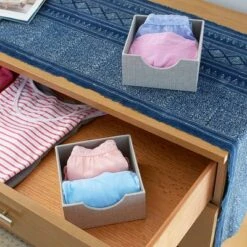 Household Essentials Set Of 2 Square Hardside Tray Silver