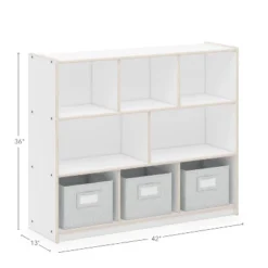 Guidecraft EdQ 3-Shelf 8-Compartment Storage - 36" -Storage Basket Shop GUEST 459d609e 679b 4a16 a667 904ef83836b2