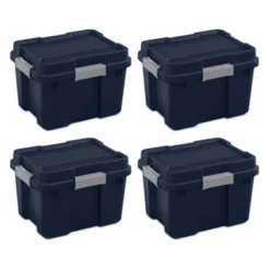 Sterilite 18319Y04 20 Gallon Heavy Duty Plastic Storage Container Box With Lid And Latches -Storage Basket Shop GUEST 45b82cc3 3f30 420c 9ce1 0569857d0474