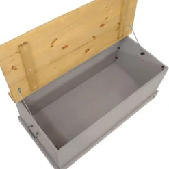 Sunnydaze Decor Sunnydaze Indoor Trunk With Handles - Solid Pine Construction - 39.5" W -Storage Basket Shop GUEST 461a60d1 2eb9 409c 951c c8f2717337ea