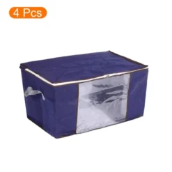 Unique Bargains Clothes Storage Bag With Reinforced Handles Foldable Closet Organizers With Clear Window -Storage Basket Shop GUEST 4bae8fb7 7a57 4ee2 ad24 01c079cc299e