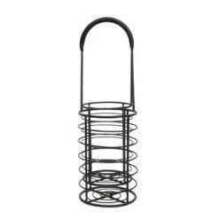 Black Metal Wine Bottle Caddy - Foreside Home & Garden -Storage Basket Shop GUEST 4bc01460 339d 4bee aec9 e9084d30f34e