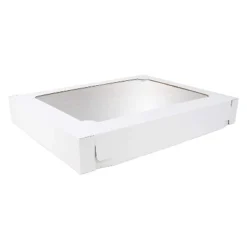 O'Creme White 2-Piece Window Cake Box 6 O'Creme White 2-Piece Window Cake Box -Storage Basket Shop GUEST 4d55e3e5 a383 4585 acda d3970d79c9f6