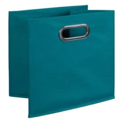 Niche Cubo 4pk Foldable Fabric Storage Bin With Label Holder Teal 12 Niche Cubo 4pk Foldable Fabric Storage Bin With Label Holder Teal -Storage Basket Shop GUEST 4face704 ff04 424f ad83 4bbbbfcc8b20
