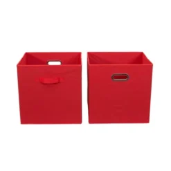 Household Essentials 2pc 12" X 13" Fabric Storage Bin Set -Storage Basket Shop GUEST 50b64fae 7769 4ac0 9f63 2948770089d8