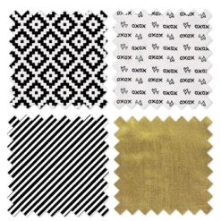 Bacati - Love Black/Gold Storage Caddy -Storage Basket Shop GUEST 51a6cd8c 118a 4961 8242 4c009ffea166