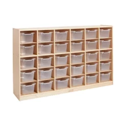 ECR4Kids 30 Cubby School Storage Cabinet, Kids Cubbies With Tray Slots -Storage Basket Shop GUEST 51fe2887 5b49 432c 81e5 b0c268ec1e75
