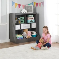 Badger Basket Combo Bin Storage Unit With 3 Baskets Charcoal -Storage Basket Shop GUEST 533eefb3 6680 40c6 b84b 0941cf89ec2e