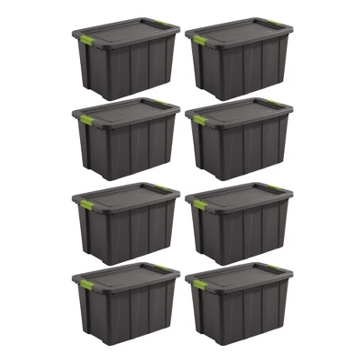 Sterilite Tuff1 Latching 30 Gal Plastic Storage Tote Container And Lid 6 Sterilite Tuff1 Latching 30 Gal Plastic Storage Tote Container And Lid - Image 4