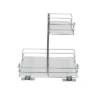 Household Essentials Double-Sided Pantry Organizer Nickel -Storage Basket Shop GUEST 558cc782 61be 44f3 930d 1da1675cdd2a