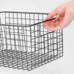 MDesign Bath Metal Storage Organizer Basket - 4 Pack 12 MDesign Bath Metal Storage Organizer Basket - 4 Pack -Storage Basket Shop GUEST 55d70532 f99a 47c0 bc23 765e58dd3782