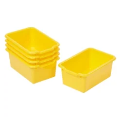 Educator Direct Scoop Front Multipurpose Storage Bins, Cubby Compatible, 5-Piece -Storage Basket Shop GUEST 55fd52b3 98c6 4e6c 93cf bde618581420