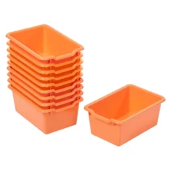 ECR4Kids Storage Bins With Scoop Front Handles - Cubby Compatible - 10-Pack -Storage Basket Shop GUEST 564ee9b8 29ac 4466 8616 23d7823fbad9