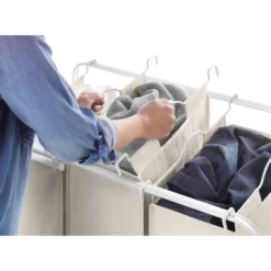 Whitmor Retro Triple Laundry Sorter White 11 Whitmor Retro Triple Laundry Sorter White -Storage Basket Shop GUEST 5882fef0 07cd 4fc4 a2c8 931a00c0710b