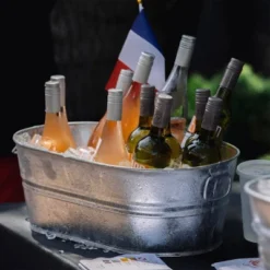 Camco Behrens 5.5 Gallon Round Galvanized Weatherproof Steel Tub With Wire Handle And Offset Bottom For Indoor Home And Outdoor Garden Use, Silver 9 Camco Behrens 5.5 Gallon Round Galvanized Weatherproof Steel Tub With Wire Handle And Offset Bottom For Indoor Home And Outdoor Garden Use, Silver -Storage Basket Shop GUEST 58a6993f 01c6 41b1 aba4 770c11927fa7