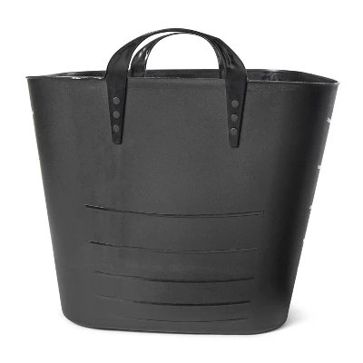 Life Story Flexible Tub Basket 25 Liter/6.6 Gallon Plastic Multifunction Storage Tote Bin With Handles, Black (6 Pack) 5 Life Story Flexible Tub Basket 25 Liter/6.6 Gallon Plastic Multifunction Storage Tote Bin With Handles, Black (6 Pack) - Image 3
