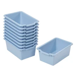 ECR4Kids Storage Bins With Scoop Front Handles - Cubby Compatible - 10-Pack -Storage Basket Shop GUEST 5d04a475 e6ac 4a52 be26 5eefcf94f686