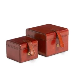 Park Hill Collection Leather Valet Storage Boxes -Storage Basket Shop GUEST 5d06d6cb 0f87 41b3 9c26 6a95f41d9235