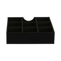 Household Essentials Set Of 2 9-Section Drawer Trays Black Linen -Storage Basket Shop GUEST 5d70e298 a40f 43a7 ba20 47981769d060
