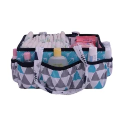 Bacati - Woodlands Aqua/Navy/Gray Boys Cotton Nursery Storage Caddy -Storage Basket Shop GUEST 5fe5be74 a77b 4643 af90 1eb16c952d84