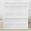 Niche Cubo Storage Organizer Open Bookshelf Set With 2 Half Size Cubes White Wood Grain -Storage Basket Shop GUEST 62387c83 4353 4cdb 89d4 276c57bf77c6