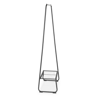Whitmor Garment Rack With Shelf Black 3 Whitmor Garment Rack With Shelf Black