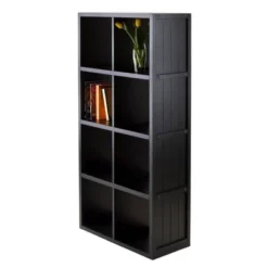 40.08" 9pc Timothy Set Storage Shelf 4X2 With Baskets Black - Winsome -Storage Basket Shop GUEST 638e8f48 17dd 4e39 bbf1 ca2cd86641c4