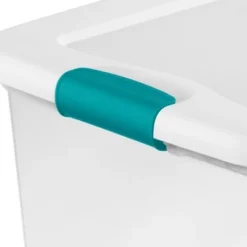 Sterilite 106 Quart (4 Pack) & 64 Quart (12 Pack) Latching Clear Plastic Storage Organizer Tote Tub Container Bin Box For Organization And Storage -Storage Basket Shop GUEST 64ee7fc6 aeca 4df6 8218 a5520b3ebefe 1