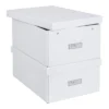 Bigso Box Of Sweden 11"X15"X6" Set Of 2 Katia Box White -Storage Basket Shop GUEST 678dc7ad e32c 4117 be9e 49d00b9df000