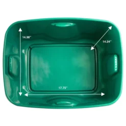 HOMZ 6618MXDC.04 18 Gallon Stackable And Nestable Heavy Duty Plastic Holiday Storage Container With 4 Way Handles, Green/Red, (4 Pack) -Storage Basket Shop GUEST 692d729d 7f72 4c54 bbea 8db98b3eabbf