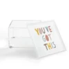 Alice Rebecca Potter You've Got This 4" X 4" Acrylic Box - Deny Designs -Storage Basket Shop GUEST 6a42f2eb bfad 40a6 8b65 54fc59fc49a8
