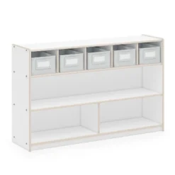 Guidecraft EdQ Shelves And 5 Bin Storage Unit - 30" 11 Guidecraft EdQ Shelves And 5 Bin Storage Unit - 30" -Storage Basket Shop GUEST 6df9742e 5ec1 4610 8473 7608c0ed09a0