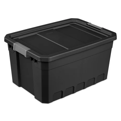 Sterilite Storage System Solution With 19 Gallon Heavy Duty Stackable Storage Box Container Totes With Grey Latching Lid For Home Organization 3 Sterilite Storage System Solution With 19 Gallon Heavy Duty Stackable Storage Box Container Totes With Grey Latching Lid For Home Organization