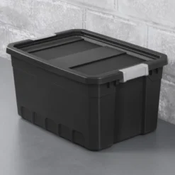 Sterilite Storage System Solution With 19 Gallon Heavy Duty Stackable Storage Box Container Totes With Grey Latching Lid For Home Organization 13 Sterilite Storage System Solution With 19 Gallon Heavy Duty Stackable Storage Box Container Totes With Grey Latching Lid For Home Organization -Storage Basket Shop GUEST 7288a6af f152 4bda 8a29 4f7215d00dfe