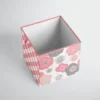 Bacati - Watercolor Floral Coral/Gray Fabric Storage Box/Tote Small -Storage Basket Shop GUEST 73669912 cc40 4834 83af 8a97536887fd