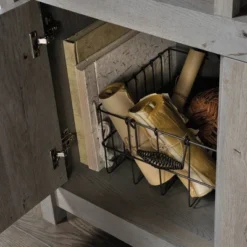 Cannery Bridge Storage Wall Mystic Oak - Sauder -Storage Basket Shop GUEST 73d5d88d b9dc 46c3 91e7 100048470e5a