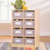 Guidecraft EdQ 8 Cubby Bin Storage Organizer - 30" -Storage Basket Shop GUEST 76dd9453 3af4 4b03 8aab 181ceab7d0f1