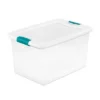 Sterilite 106 Quart (4 Pack) & 64 Quart (12 Pack) Latching Clear Plastic Storage Organizer Tote Tub Container Bin Box For Organization And Storage -Storage Basket Shop GUEST 771208d4 2d30 45b2 8f65 fe6bccaec5d9 3