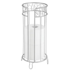 MDesign Decorative Metal Toilet Paper Storage Holder Stand, 3 Rolls -Storage Basket Shop GUEST 77147304 9927 4845 84fa f152479056d9