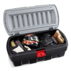 Rubbermaid 48 Gallon Black Action Packer Lockable Latch Indoor And Outdoor Storage Box Container For Home, Garage, Backyard, (Single) -Storage Basket Shop GUEST 77235d58 f212 4da5 90a6 fad959d86d1a