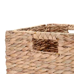 Hastings Home 12-Inch Square Handmade Wicker Storage Bin Foldable Basket Made Of Water Hyacinth | Set Of 2 14 Hastings Home 12-Inch Square Handmade Wicker Storage Bin Foldable Basket Made Of Water Hyacinth | Set Of 2 -Storage Basket Shop GUEST 7925fb40 cd71 4b22 a15b 69f555b22b40
