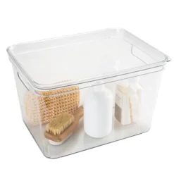 Simplify 14.2" X 10.6" X 8.9" Large Lidded Storage Tote Clear 15 Simplify 14.2" X 10.6" X 8.9" Large Lidded Storage Tote Clear -Storage Basket Shop GUEST 79cd66ee e043 4fa5 8778 b6f36a6217d7