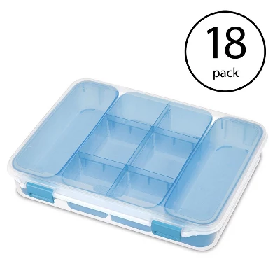 Sterilite 14028606 Divided Storage Case For Crafting And Hardware (18 Pack) 3 Sterilite 14028606 Divided Storage Case For Crafting And Hardware (18 Pack)