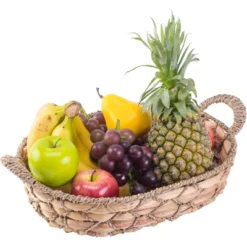 Vintiquewise Seagrass Fruit Bread Basket Tray With Handles 18 Vintiquewise Seagrass Fruit Bread Basket Tray With Handles -Storage Basket Shop GUEST 7c0a877e d316 481f bc45 2aae2ea0f2d2