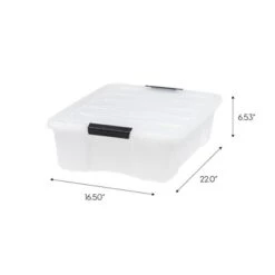 IRIS USA Plastic Storage Bin With Lid And Secure Latching Buckles -Storage Basket Shop GUEST 7d53ea73 c844 4017 ba90 90ebb0664c19