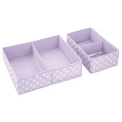MDesign Fabric Dresser Drawer Storage Organizers, Set Of 8 -Storage Basket Shop GUEST 7f3ecf29 d6b4 487e 8476 84985c6c235c