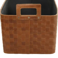 Set Of 2 Leather Magazine Holder - Olivia & May -Storage Basket Shop GUEST 7f57d2f9 5839 4d6c 9ff3 4007f6258474