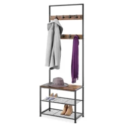 Whitmor Modern Industrial Entryway Tower Black -Storage Basket Shop GUEST 80115626 42e4 4a99 b0a3 60f67b8321b8