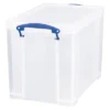 Really Useful Box 19 Liter Plastic Stackable Storage Container With Snap Lid & Built-In Clip Lock Handles For Home Or Office Organization, Clear -Storage Basket Shop GUEST 807cd36b cc8b 4f30 92af ed80e4ba0086